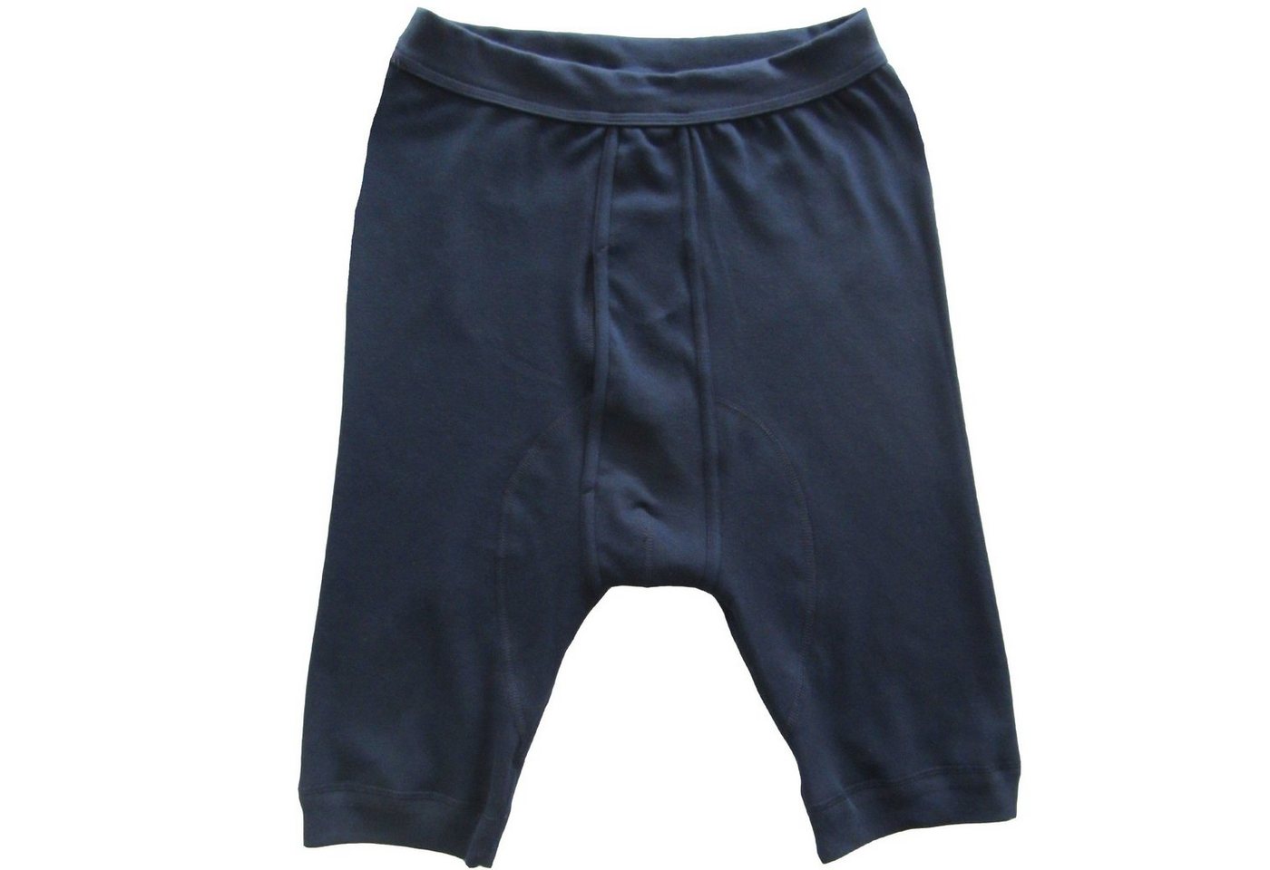 HERMKO Langer Boxer 3980 Longpant, mit Eingriff, 100 % Bio-Baumwolle, knielang, Weichbund – Bild 2 von 3