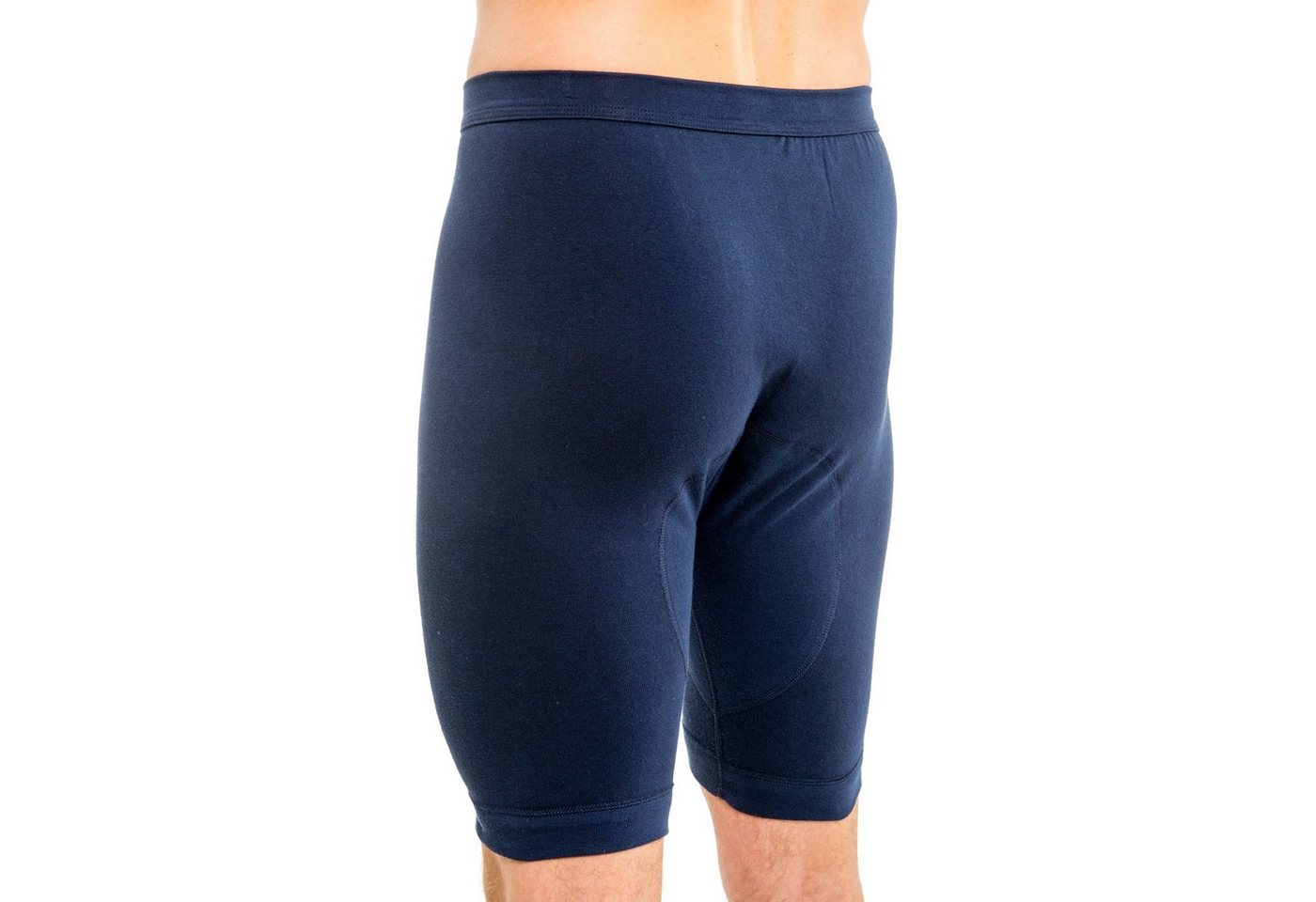 HERMKO Langer Boxer 3980 Longpant, mit Eingriff, 100 % Bio-Baumwolle, knielang, Weichbund – Bild 3 von 3