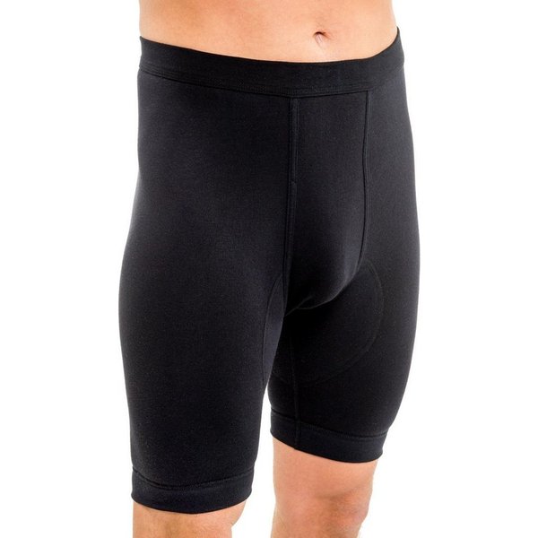HERMKO Langer Boxer 3980 (Pack, 2er) Bio-Baumwolle Longpant knielang mit Eingriff hoher Leib