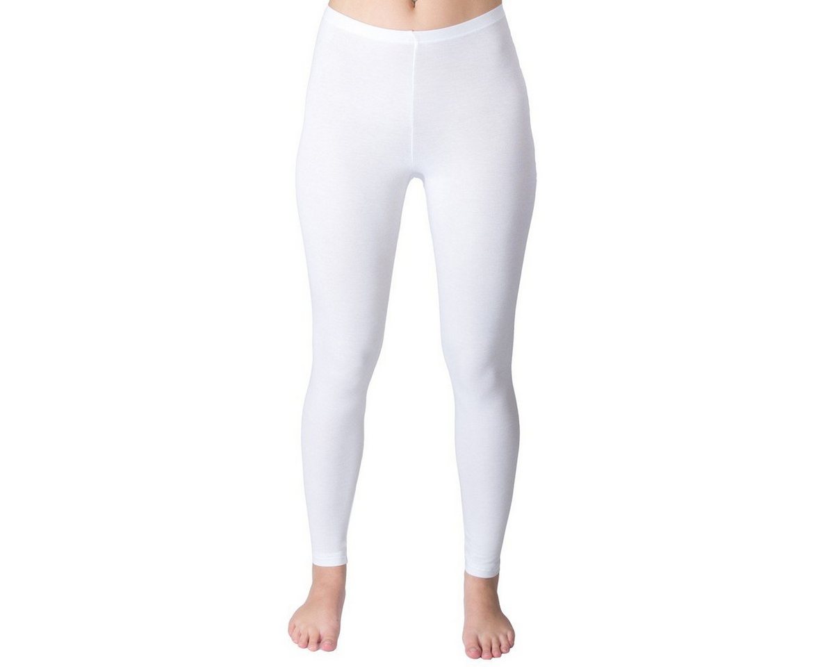 HERMKO Leggings 1720 (Pack, 2er) Bio-Baumwolle, Gummizug am Bund, Feinripp, Sport, Beruf, basic – Bild 2 von 5