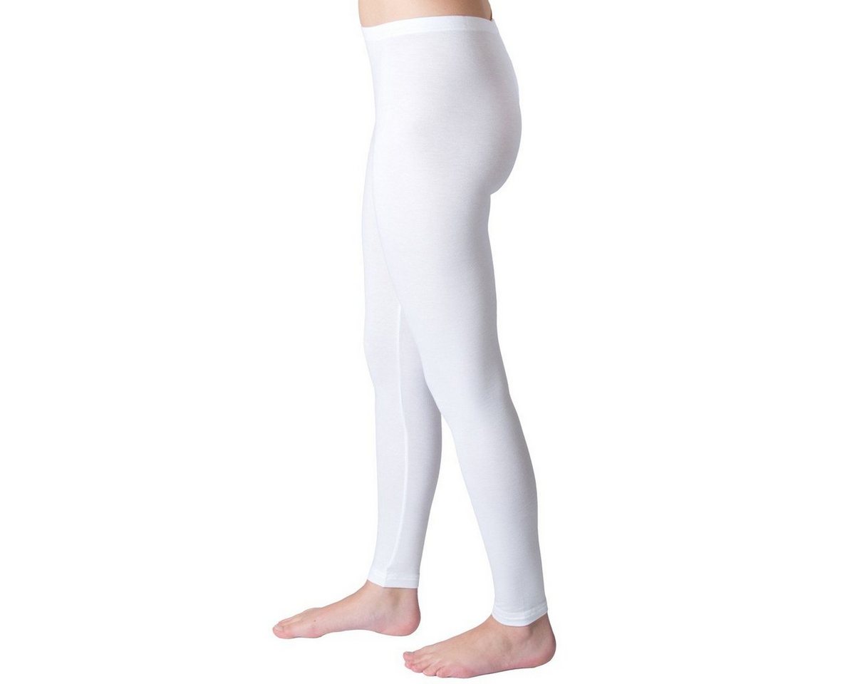 HERMKO Leggings 1720 (Pack, 2er) Bio-Baumwolle, Gummizug am Bund, Feinripp, Sport, Beruf, basic – Bild 3 von 5