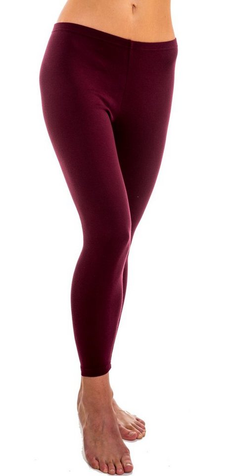 HERMKO Leggings 1720 (Pack, 2er) Bio-Baumwolle, Gummizug am Bund, Feinripp, Sport, Beruf, basic – Bild 5 von 5