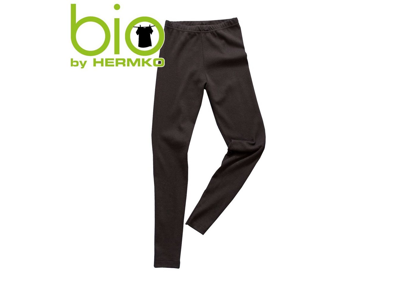 HERMKO Leggings 2720 (Pack, 3er) Kinder Legging, 100 % Bio-Baumwolle, Gummibund, Jungen, Mädchen – Bild 3 von 3