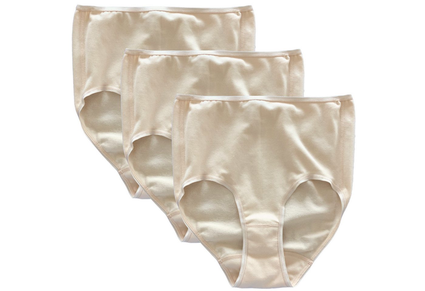 HERMKO Maxislip 17011 (Pack, 3er) Baumwolle/Modal, softweicher Maxislip mit elastischen Abschlüssen – Bild 4 von 5