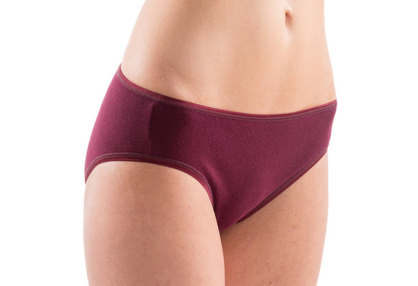 HERMKO Midislip 1031 (Pack, 4er) Bio-Baumwolle Jazz-Pant Form Übergröße weich, elast. Abschluss basic – Bild 2 von 3