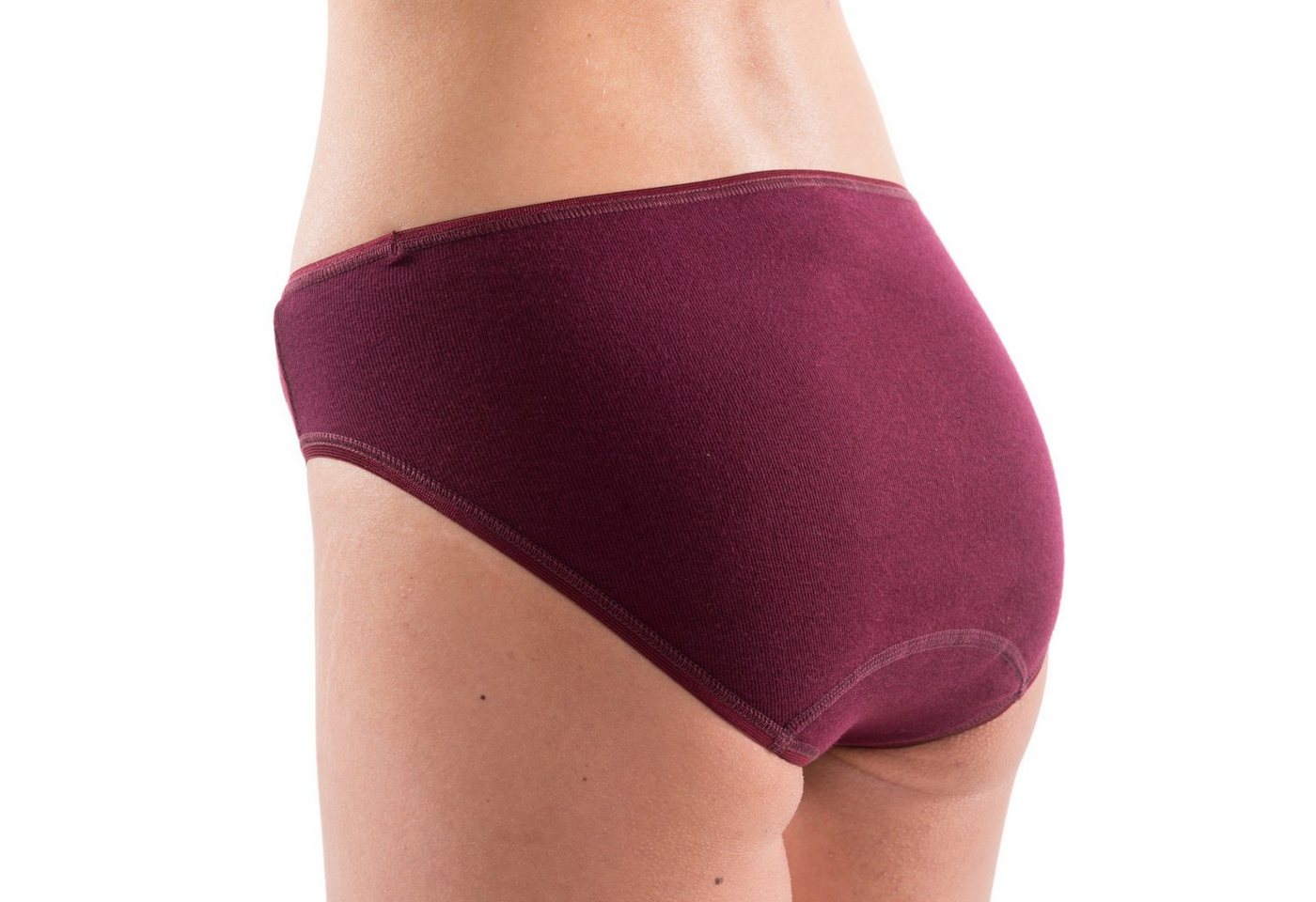 HERMKO Midislip 1031 (Pack, 4er) Bio-Baumwolle Jazz-Pant Form Übergröße weich, elast. Abschluss basic – Bild 3 von 3