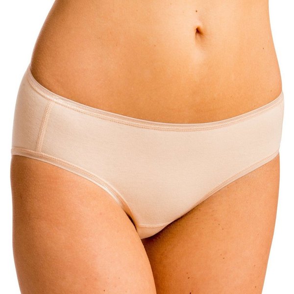 HERMKO Midislip 5031 (Pack, 3er) Jazz-Pant, Baumwolle/Elastan, elast. Abschluss, Feinripp