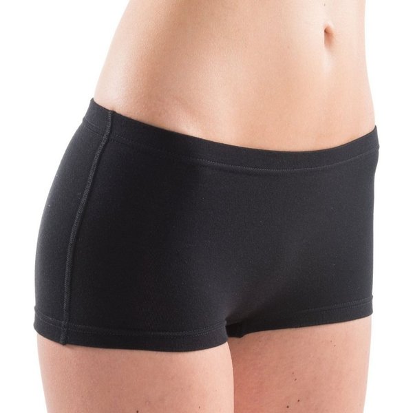 HERMKO Panty Shorties (Pack, 2er) Baumwolle/Elastan, bequemer Umschlagbund, höher geschnitten
