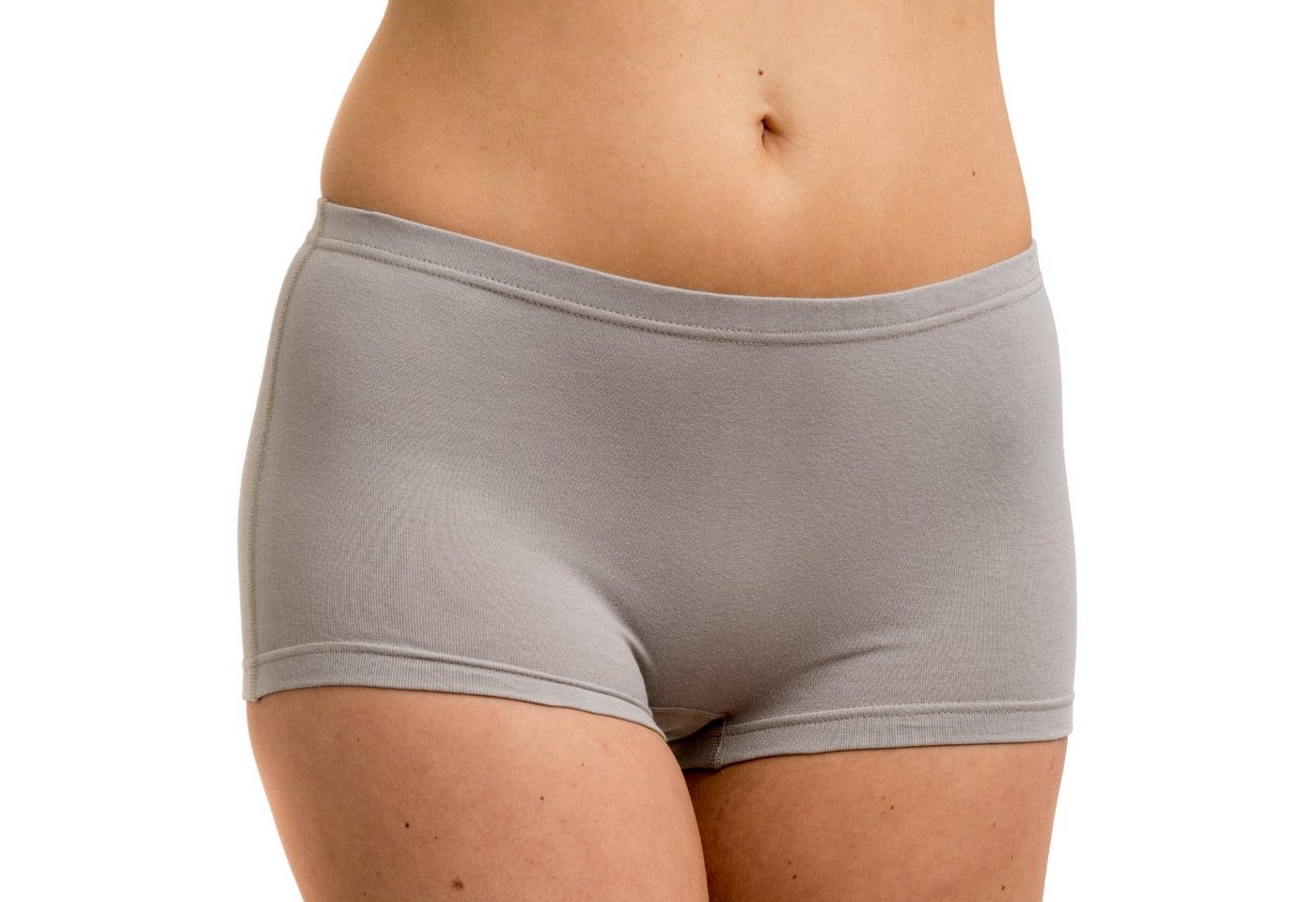 HERMKO Panty Shorties (Pack, 2er) Baumwolle/Elastan, bequemer Umschlagbund, höher geschnitten – Bild 2 von 3