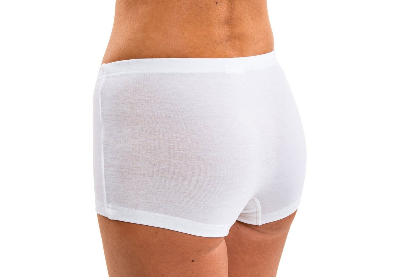 HERMKO Panty Shorties (Pack, 2er) Baumwolle/Elastan, bequemer Umschlagbund, höher geschnitten – Bild 3 von 3
