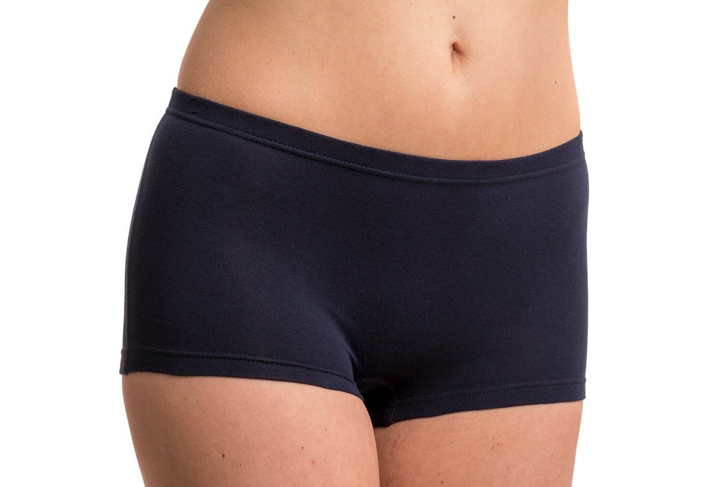 HERMKO Panty Shorties (Pack, 2er) Baumwolle/Elastan, bequemer Umschlagbund, höher geschnitten – Bild 2 von 3