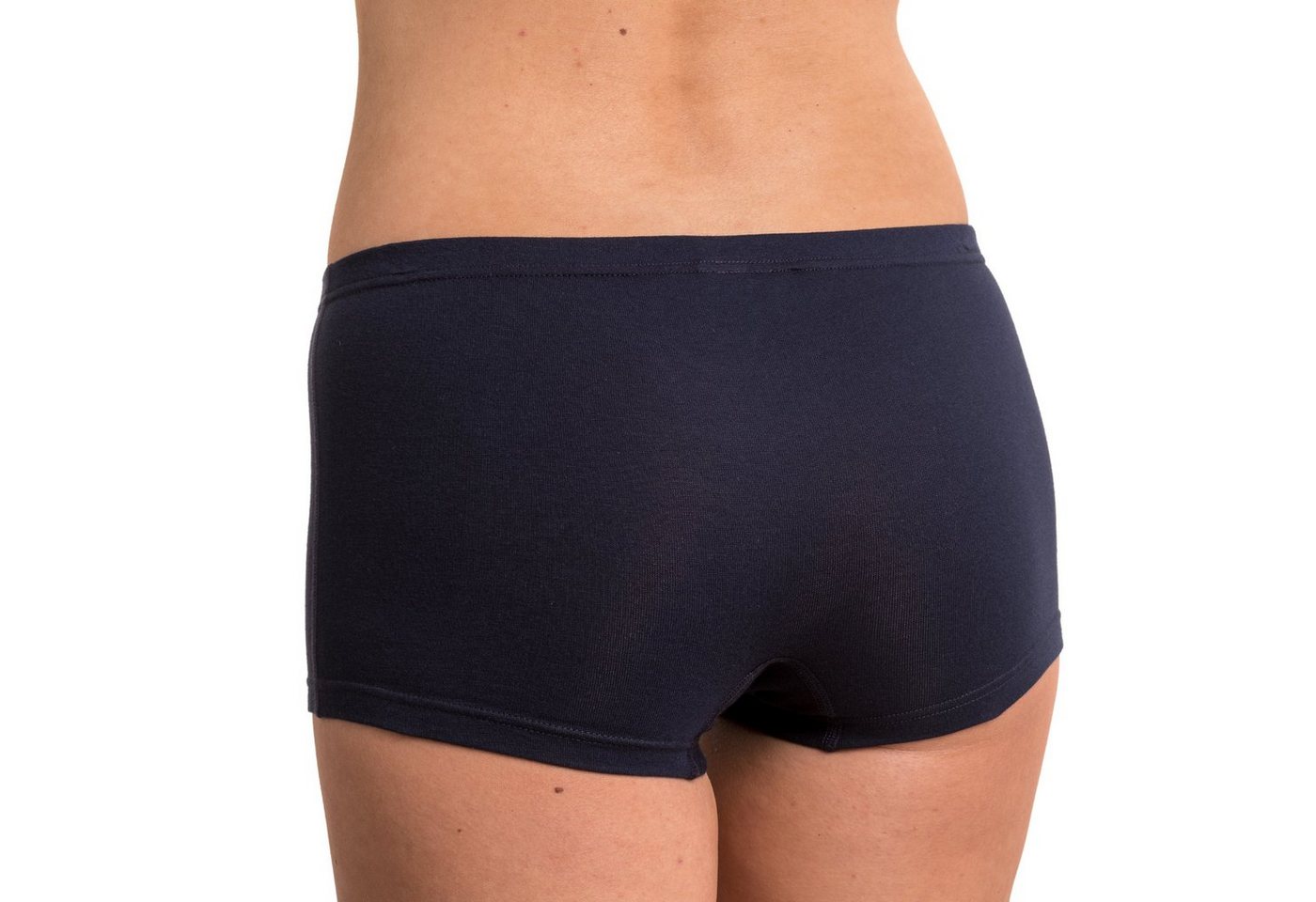 HERMKO Panty Shorties (Pack, 2er) Baumwolle/Elastan, bequemer Umschlagbund, höher geschnitten – Bild 3 von 3