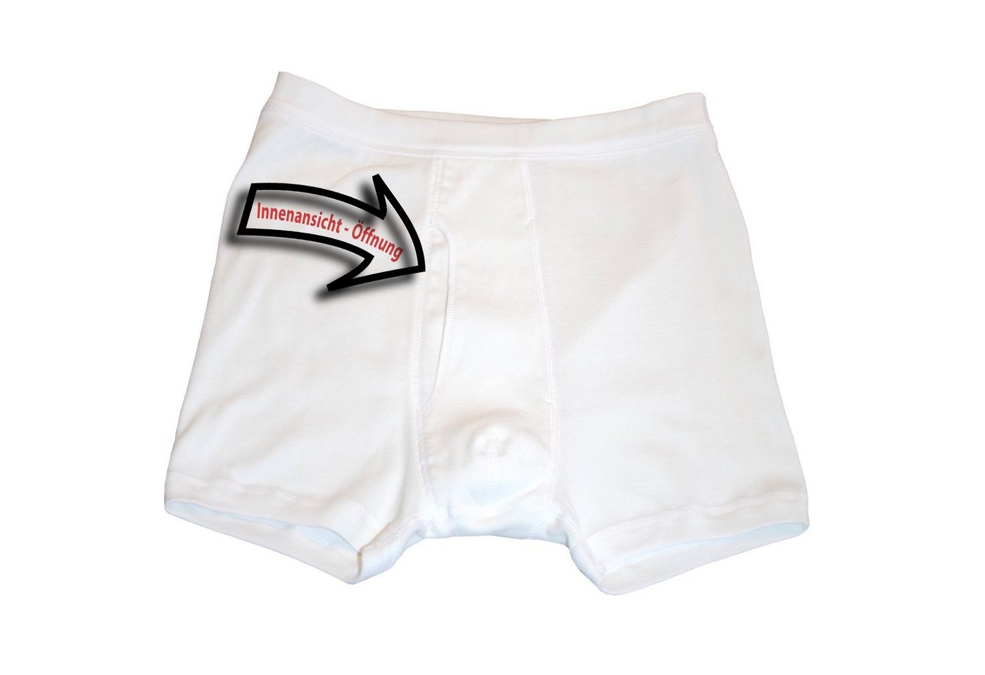 HERMKO Retro Boxer (Pack, 4er) Bio-Baumwolle Feinripp Pagen mit Eingriff hoher Weichbund – Bild 5 von 5