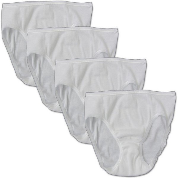 HERMKO Slip 2130 (Pack, 4er) 100 % Bio-Baumwolle, Feinripp, elastische Abschlüsse, Basic, weich
