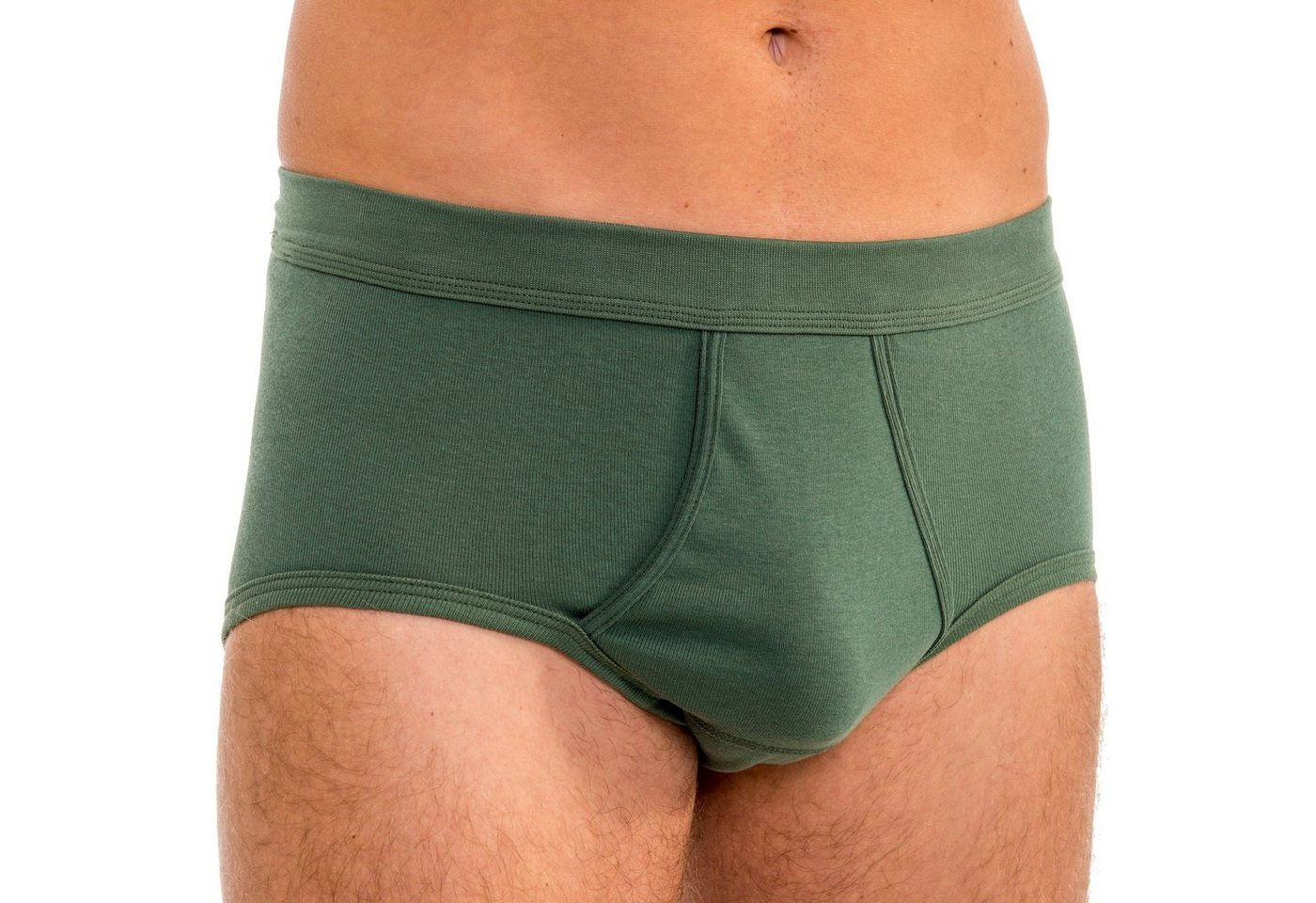 HERMKO Slip 3240 (Pack, 3er) 100 % Bio-Baumwolle mit Eingriff Weichbund hergestellt in EU basic – Bild 5 von 5