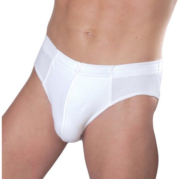 HERMKO Slip 3300 Bio-Baumwolle, Sport Slip ohne Eingriff, Dehnbund, hautnaher Schnitt