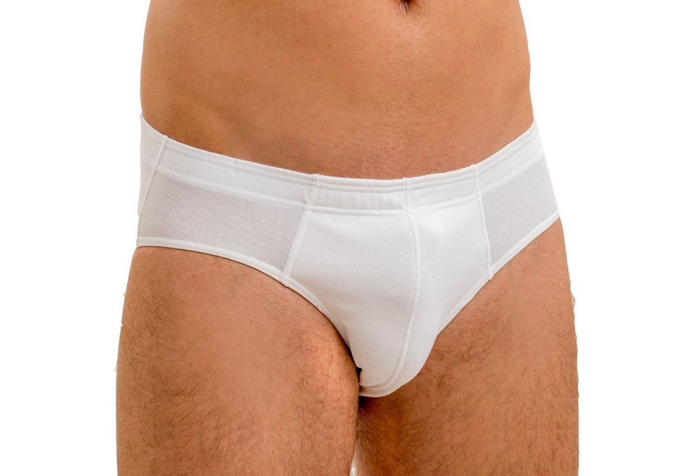 HERMKO Slip 3300 Bio-Baumwolle, Sport Slip ohne Eingriff, Dehnbund, hautnaher Schnitt – Bild 2 von 2