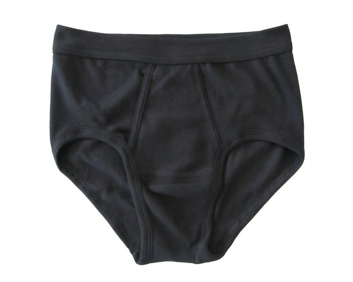 HERMKO Slip Briefs mit Eingriff,Bio-Baumwolle, breiter Weichbund, körpernah, große Größen – Bild 3 von 5