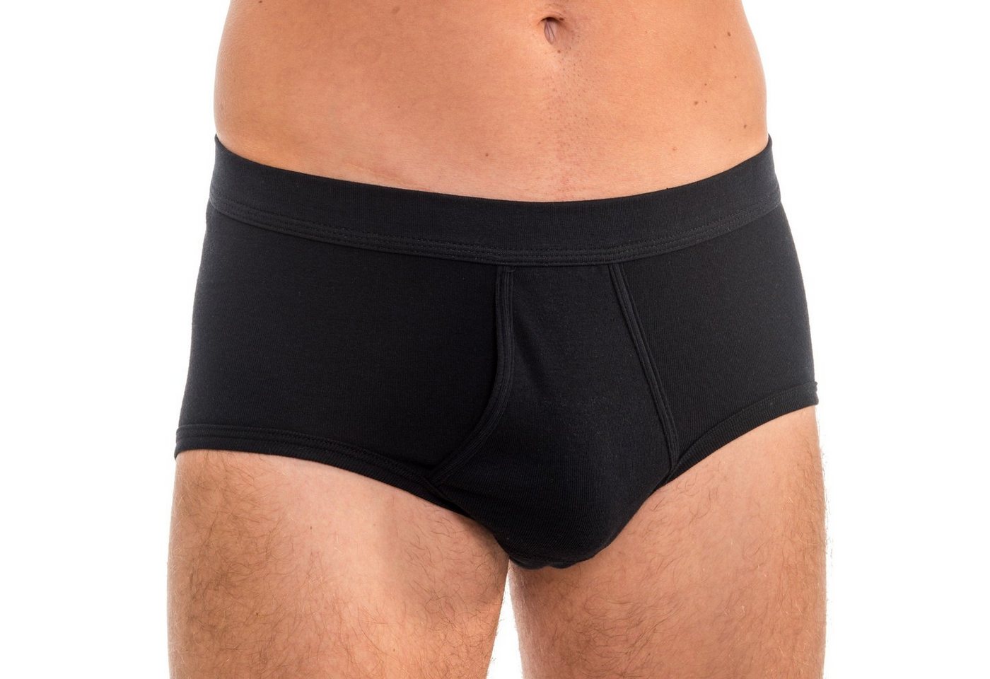 HERMKO Slip Briefs (Pack, 4er) 100 % Bio-Baumwolle mit Eingriff Weichbund hergestellt in EU basic – Bild 3 von 5