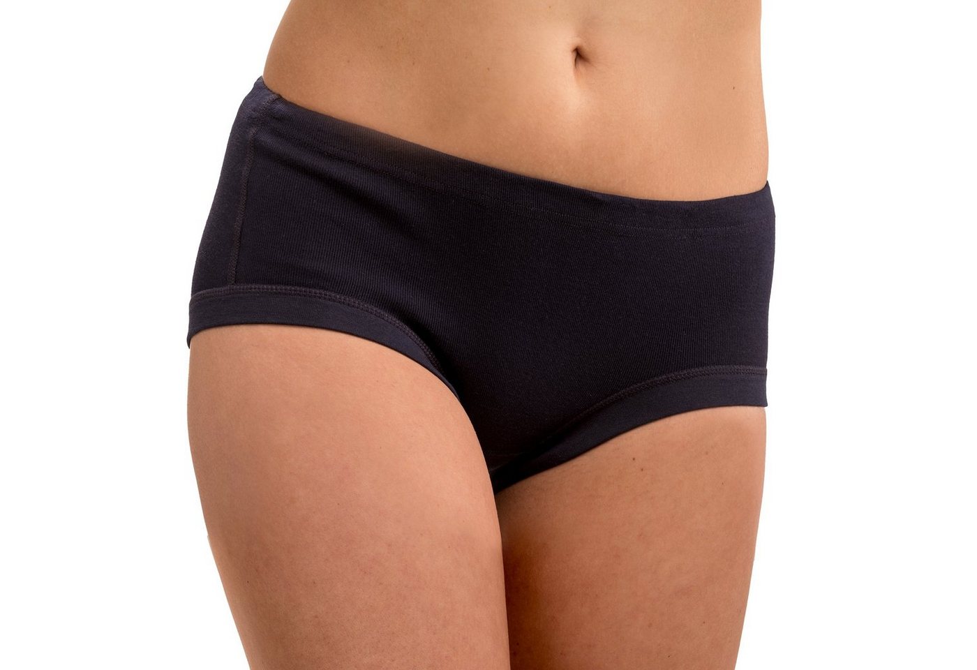 HERMKO Taillenslip Maxi-Slip, High-Rise-Slip (Pack, 3er) 100 % Bio-Baumwolle Maxischlüpfer Tunnelzug hergestellt in EU – Bild 3 von 3