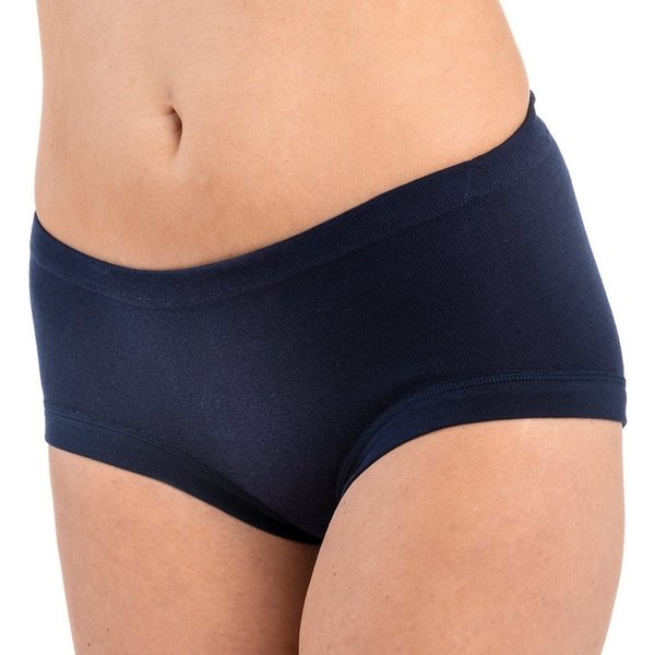 HERMKO Taillenslip Maxi-Slip, High-Rise-Slip (Pack, 3er) 100 % Bio-Baumwolle Maxischlüpfer Tunnelzug hergestellt in EU