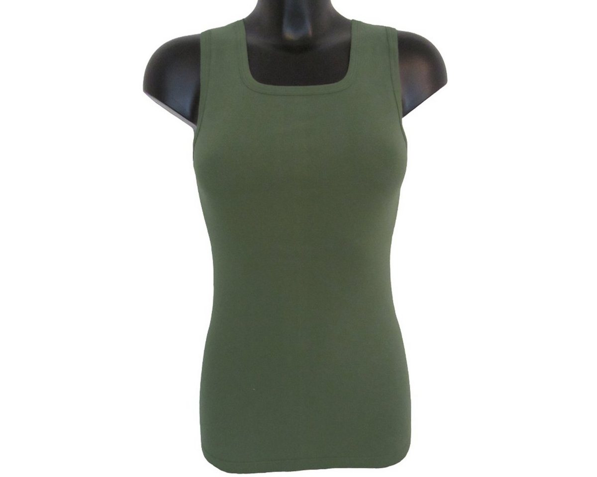 HERMKO Unterhemd 1325 Longshirt Bio-Baumwolle Basic Übergrößen Tank Top angenehm weich – Bild 2 von 2