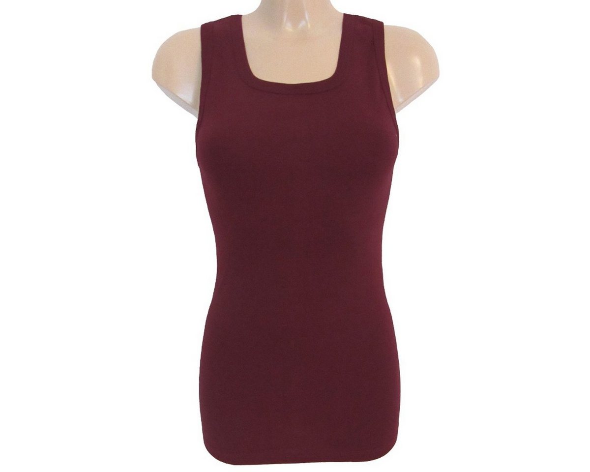 HERMKO Unterhemd 1325 Longshirt Bio-Baumwolle Basic Übergrößen Tank Top angenehm weich – Bild 4 von 4