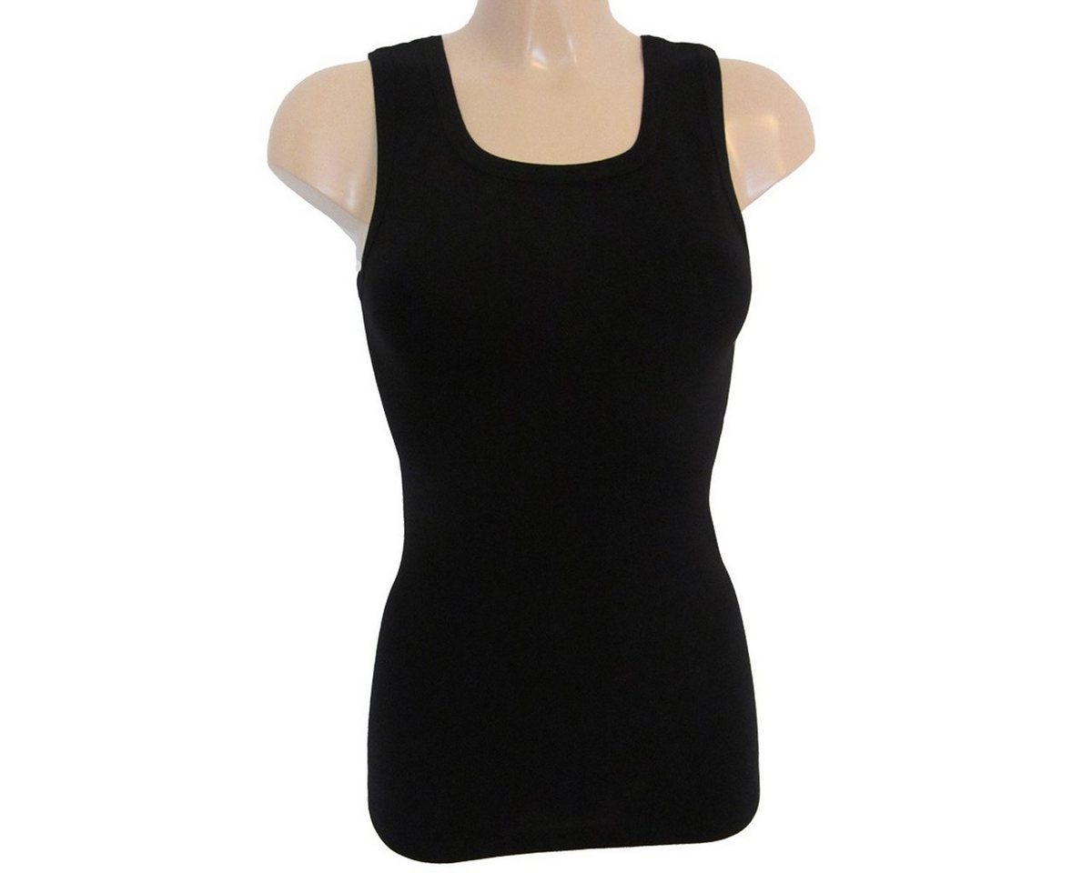 HERMKO Unterhemd 1325 Longshirt Bio-Baumwolle Basic Übergrößen Tank Top angenehm weich – Bild 3 von 3