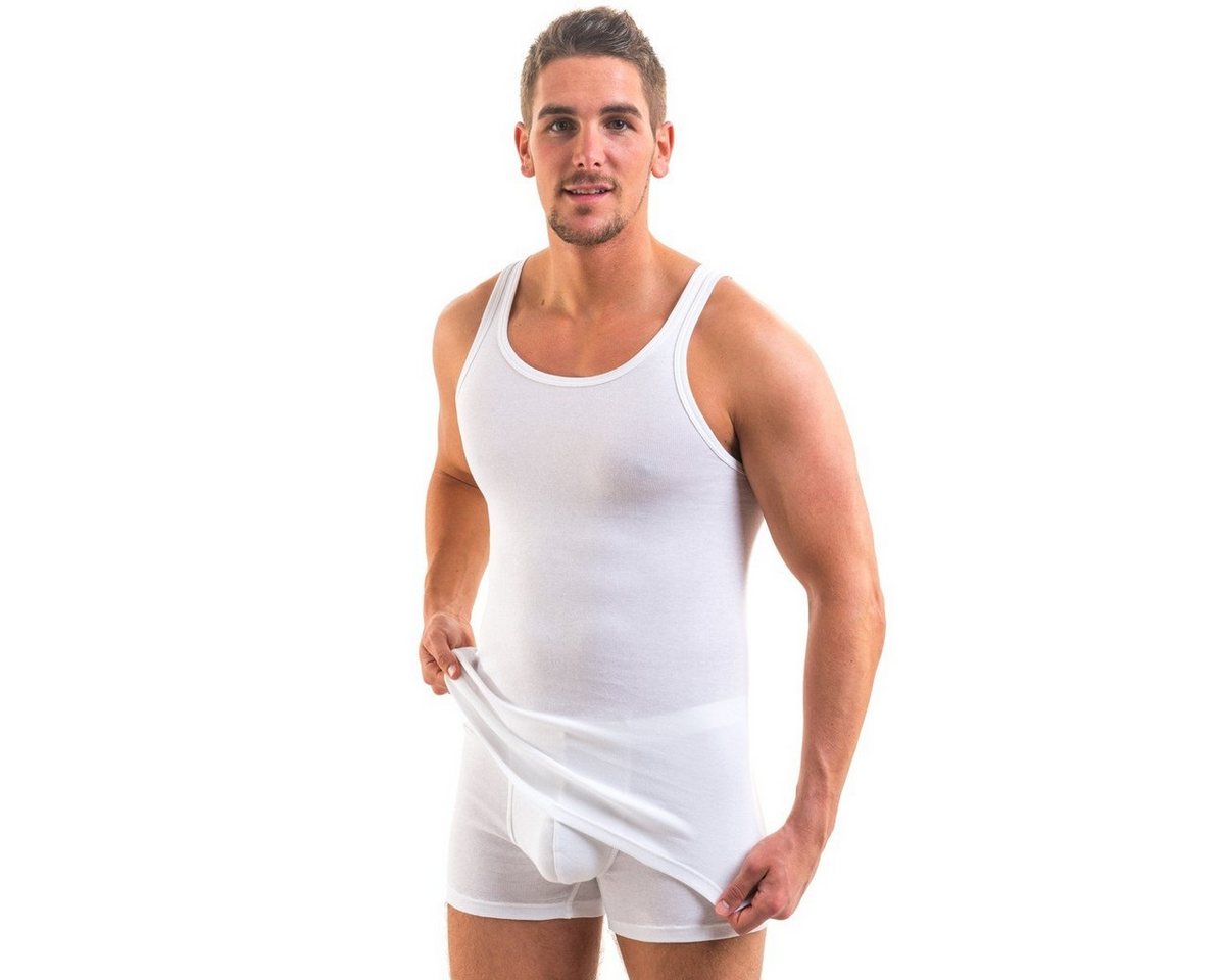 HERMKO Unterhemd 16000 Achselhemd, Baumwolle/Modal, softweich, Tank Top – Bild 2 von 2