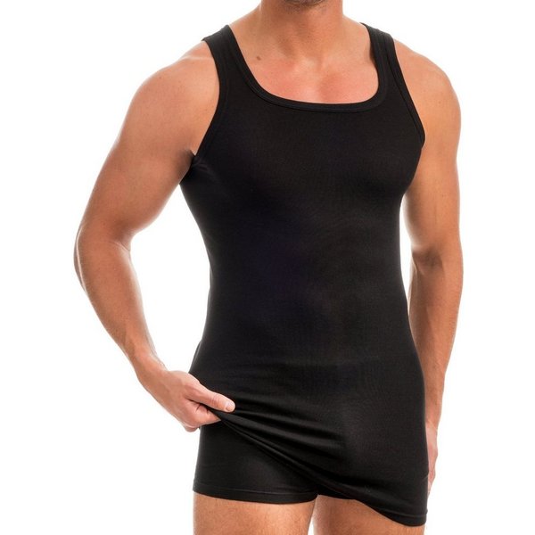 HERMKO Unterhemd 16027 Baumwolle/Modal, Tank Top, Achselhemd, breitere Träger