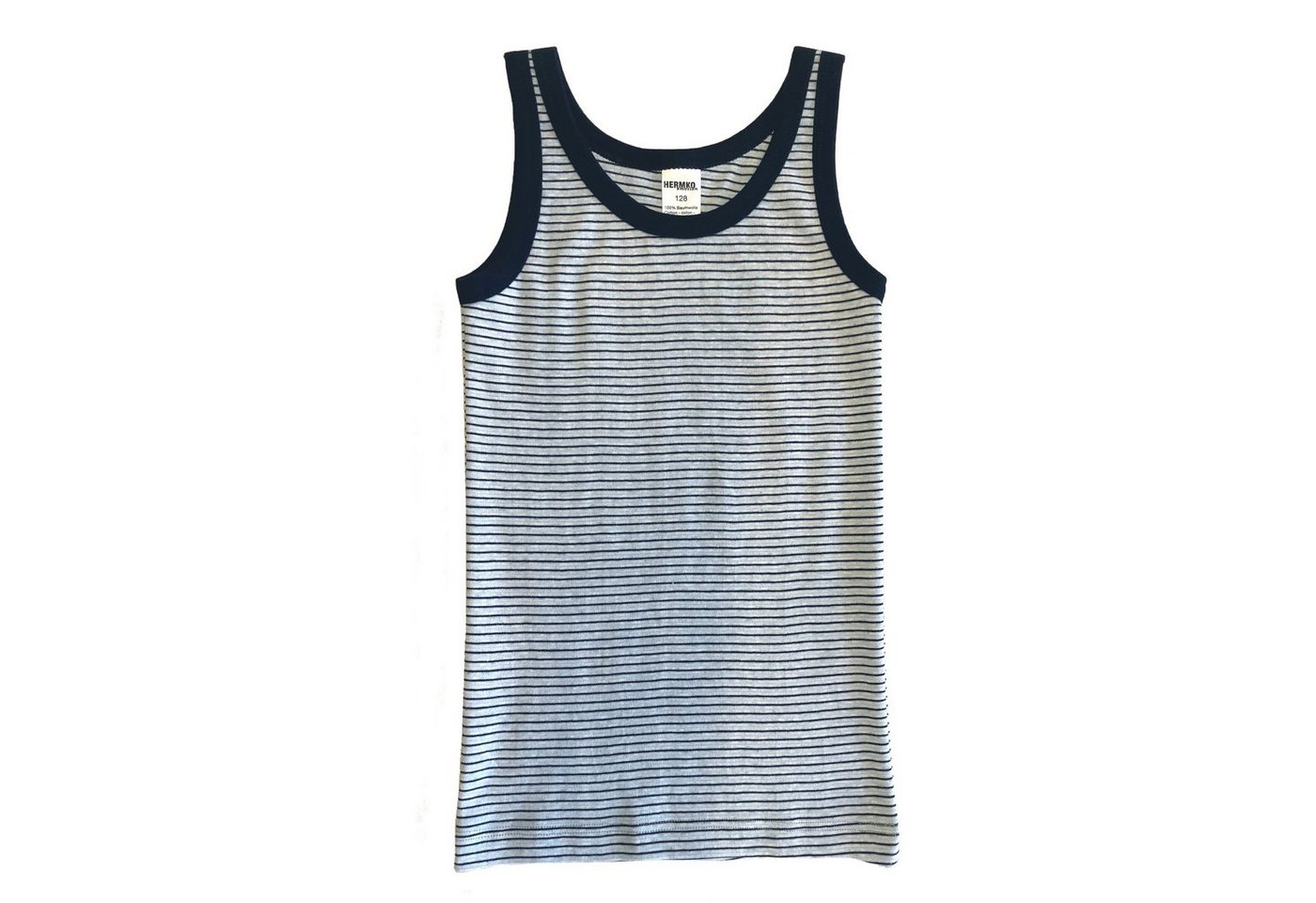 HERMKO Unterhemd 2800 100 % Bio-Baumwolle, Knaben Tank Top – Bild 2 von 2