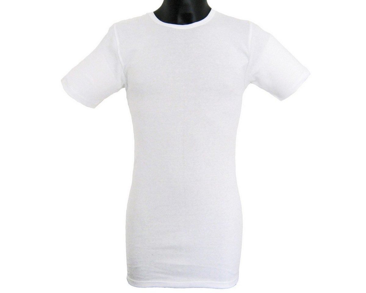 HERMKO Unterhemd 3847 (Pack, 3er) Bio Baumwolle extralanges kurzarm Shirt (10 cm) hergestellt in EU – Bild 4 von 4