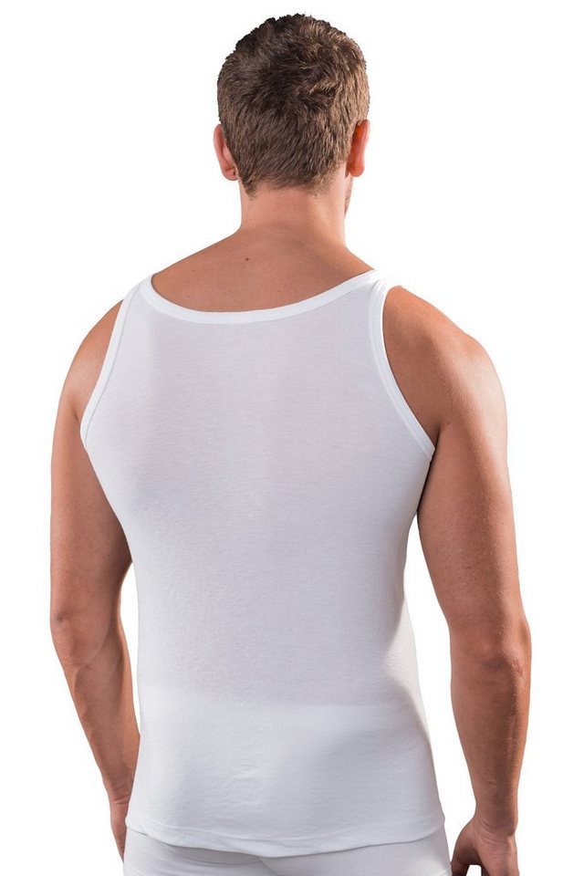 HERMKO Unterhemd Achselhemd Tank Top, Bio-Baumwolle, Achselhemd, classic, Sport, Übergröße Shirt – Bild 4 von 5
