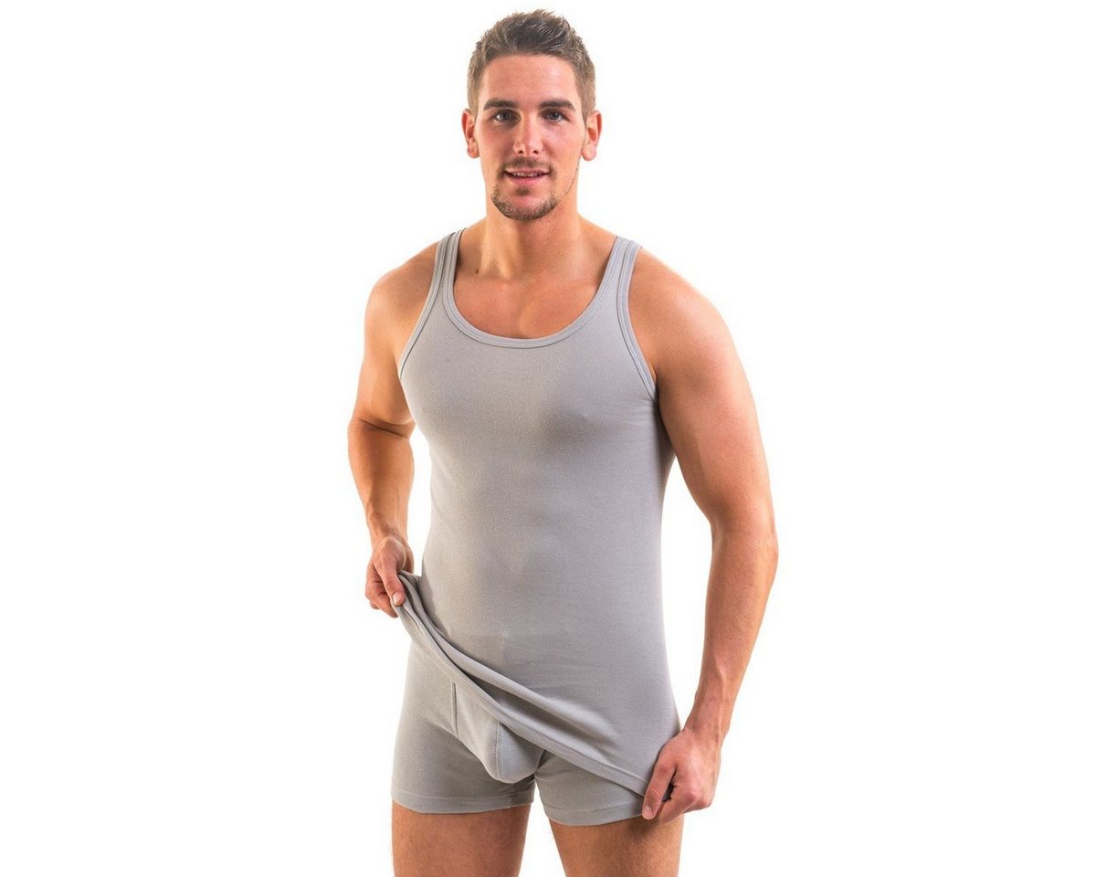 HERMKO Unterhemd Achselhemd Tank Top, Bio-Baumwolle, Achselhemd, classic, Sport, Übergröße Shirt – Bild 2 von 2