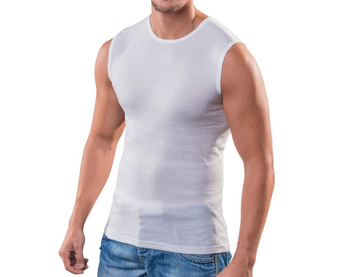HERMKO Unterhemd Unterhemd Bio-Baumwolle, Muskelshirt, Tank Top, Vest, Rundhals-Ausschnitt – Bild 2 von 4