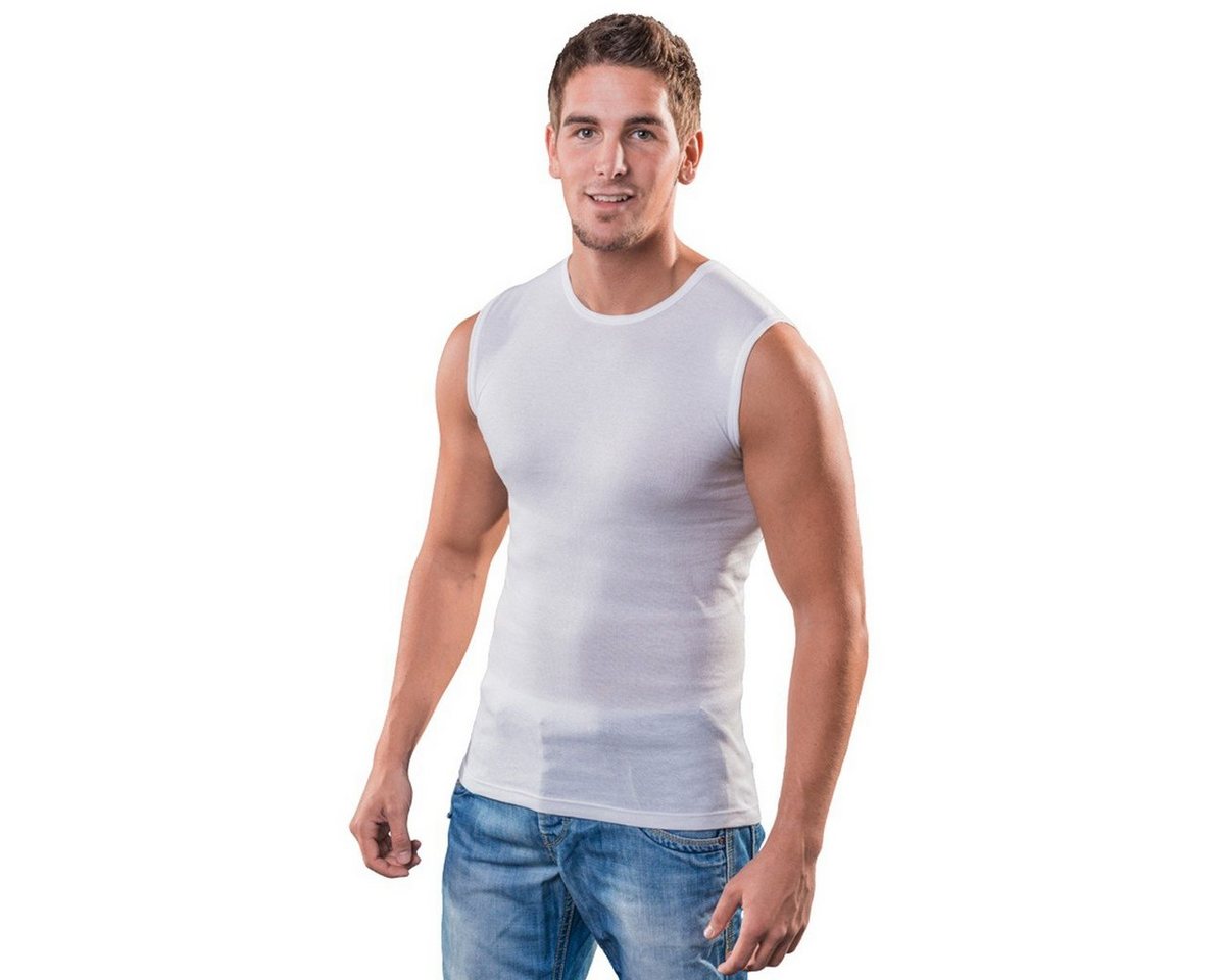 HERMKO Unterhemd Unterhemd Bio-Baumwolle, Muskelshirt, Tank Top, Vest, Rundhals-Ausschnitt – Bild 3 von 4