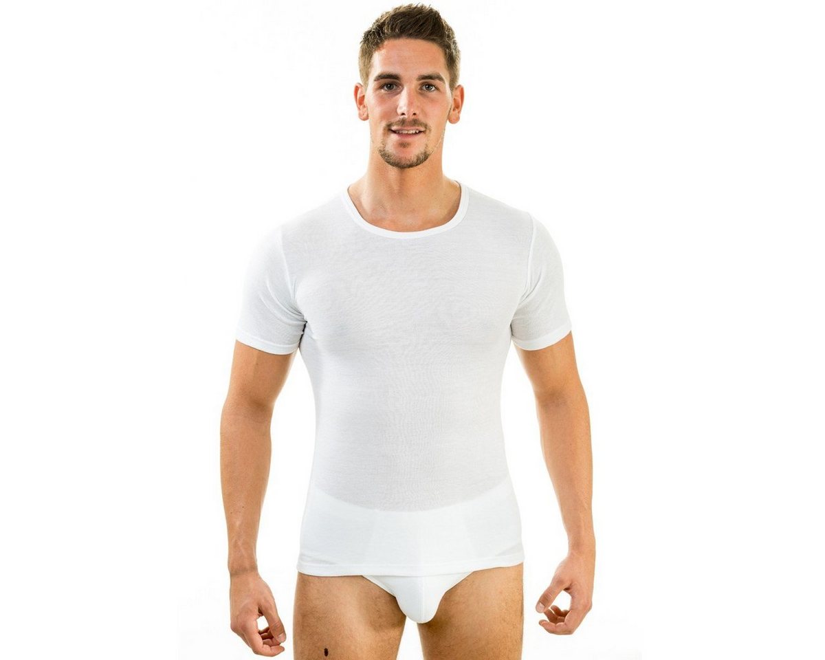 HERMKO Unterziehshirt 63840 (Pack, 2er) kurzarm Sportunterhemd atmungsaktiv schnelltrocknend basic – Bild 2 von 3