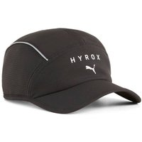 Puma Herren Caps He/Uni PUMA x HYROX SHORT VISOR 5 Panel Cap, Größe OSFA in Schwarz