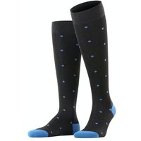 Falke Herren FALKE Dot Kniestrümpfe, Größe 39-42 in Schwarz