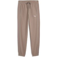 Puma Herren Freizeit / Mode Sommer GJ Hosen lang Hosen lang He/Uni PUMA CLASS Material Sweatpants cl, Größe L in beige