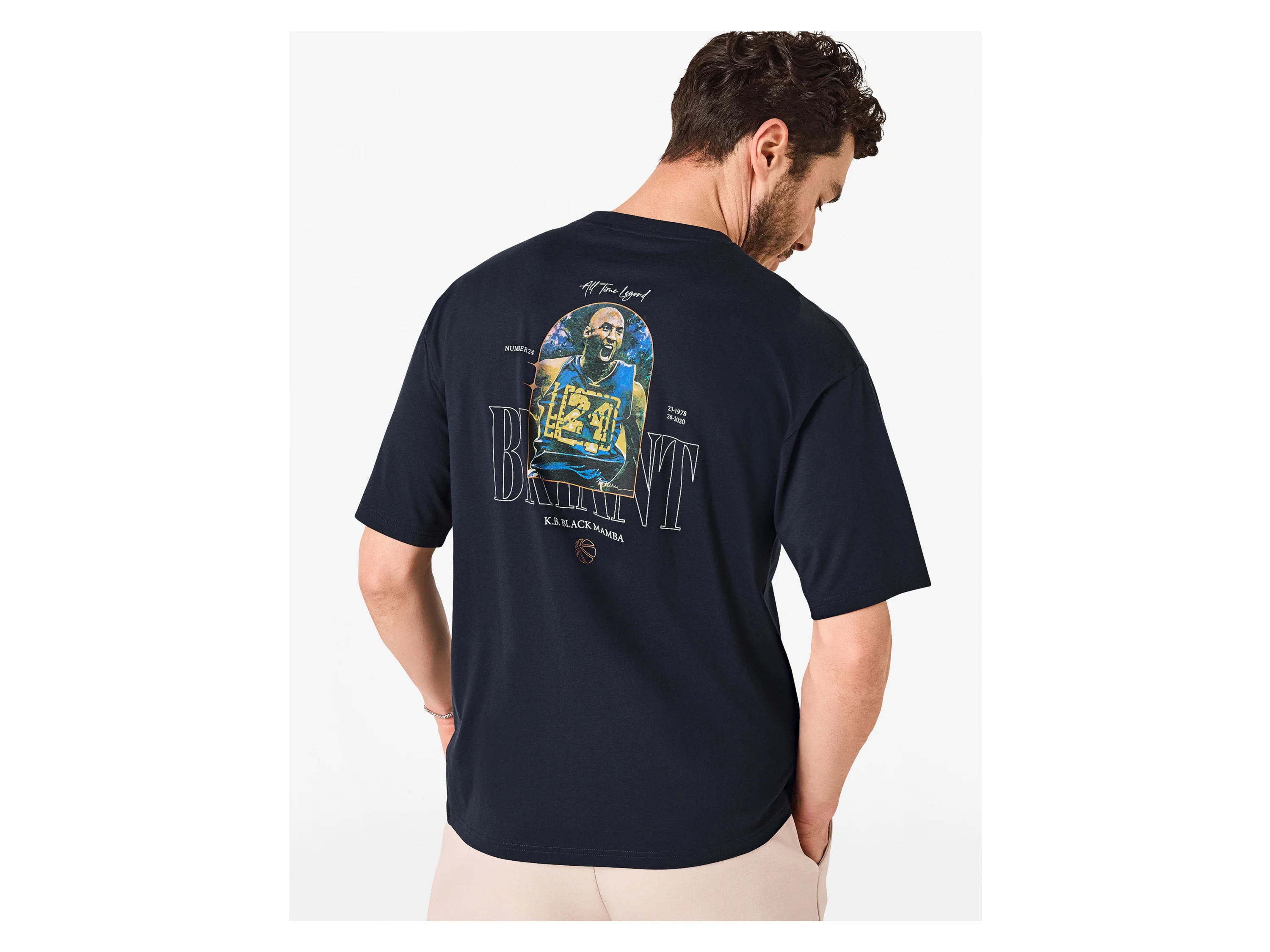 Herren Oversize-T-Shirt (Navy, XL (56/58)) – Bild 4 von 4
