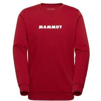 MAMMUT Herren Pullover lg.Arm He/Uni Mammut Core ML Crew Neck Men Logo, Größe M in Rot