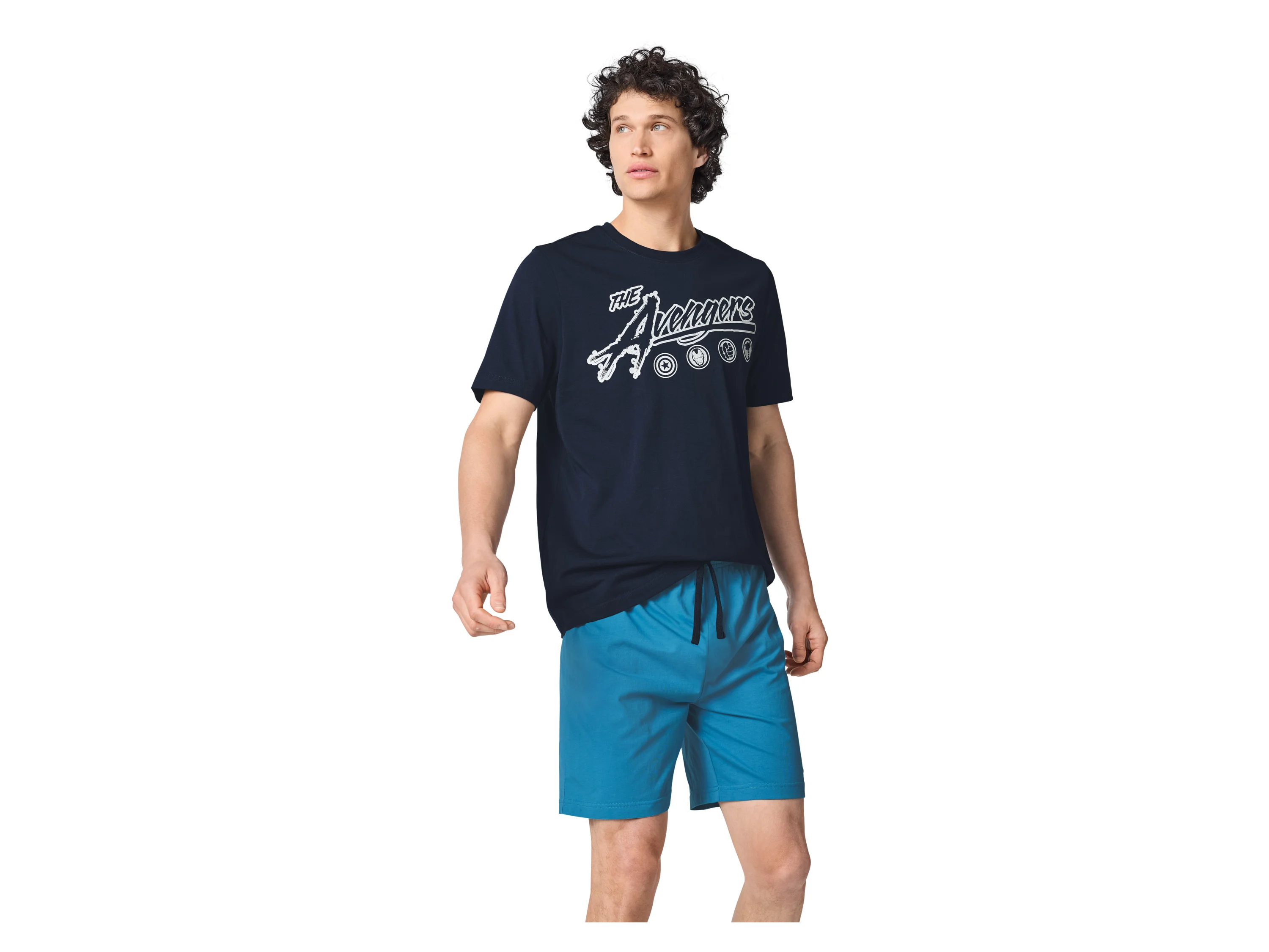 Herren Pyjama (Avengers, M(48/50)) – Bild 3 von 4