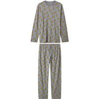 Herren Pyjama (Grau, L (52/54))