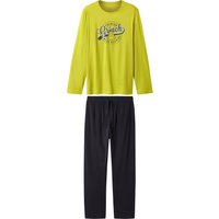 Herren Pyjama (Grün, XL (56/58))
