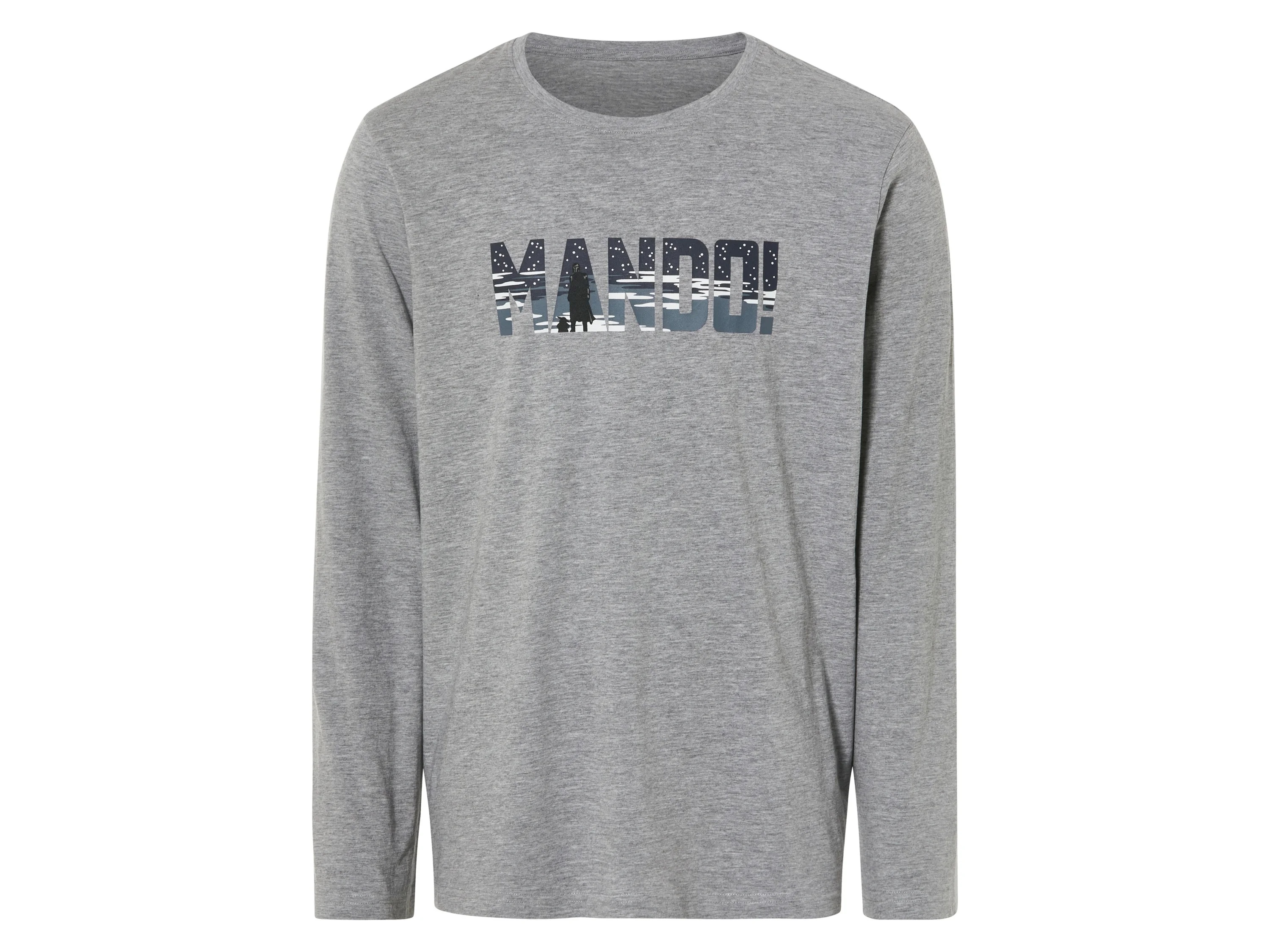 Herren Pyjama Lizenz (Grau, S(44/46)) – Bild 2 von 4