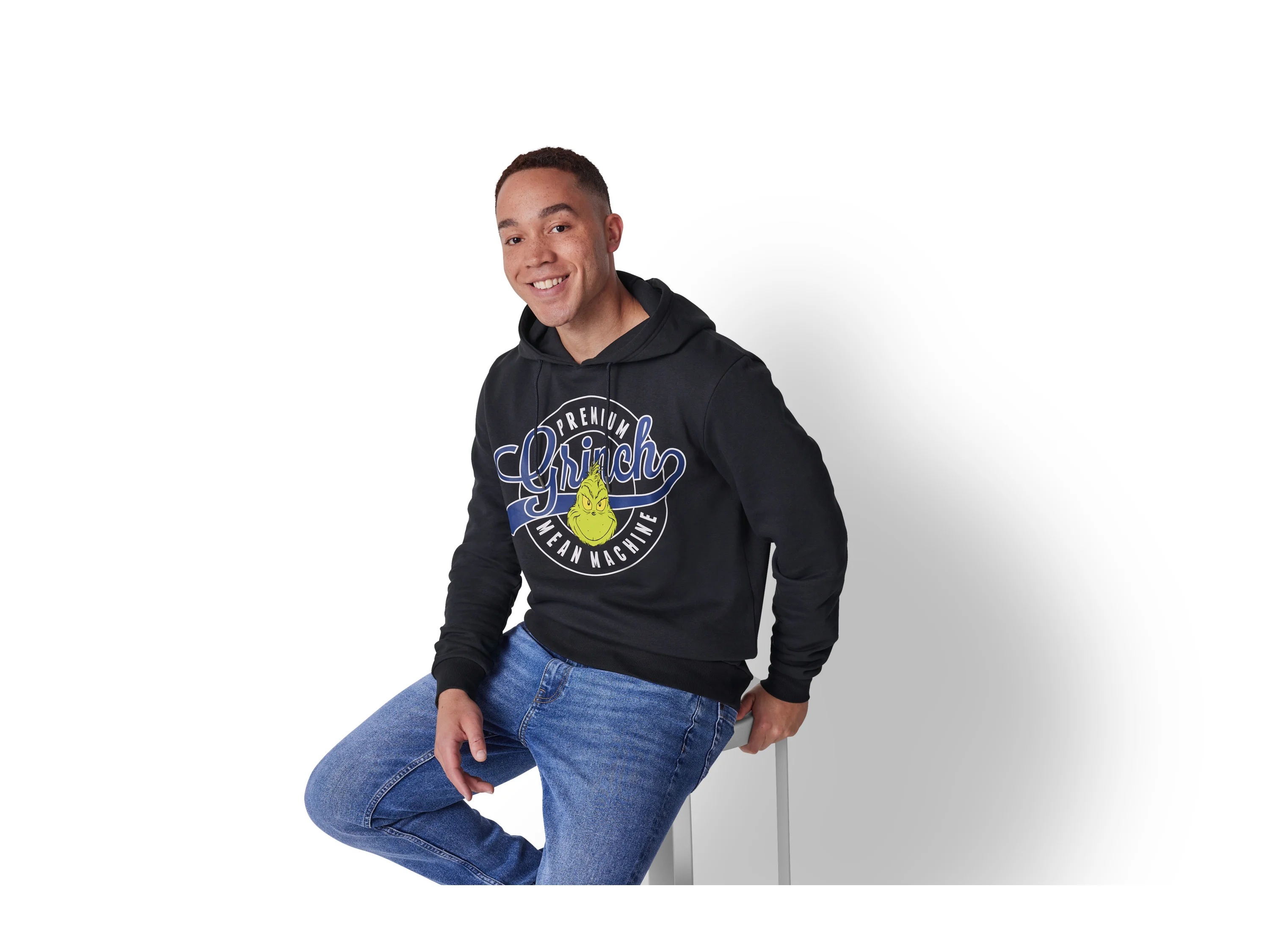 Herren Sweathoodie (Navy, L (52/54)) – Bild 2 von 4
