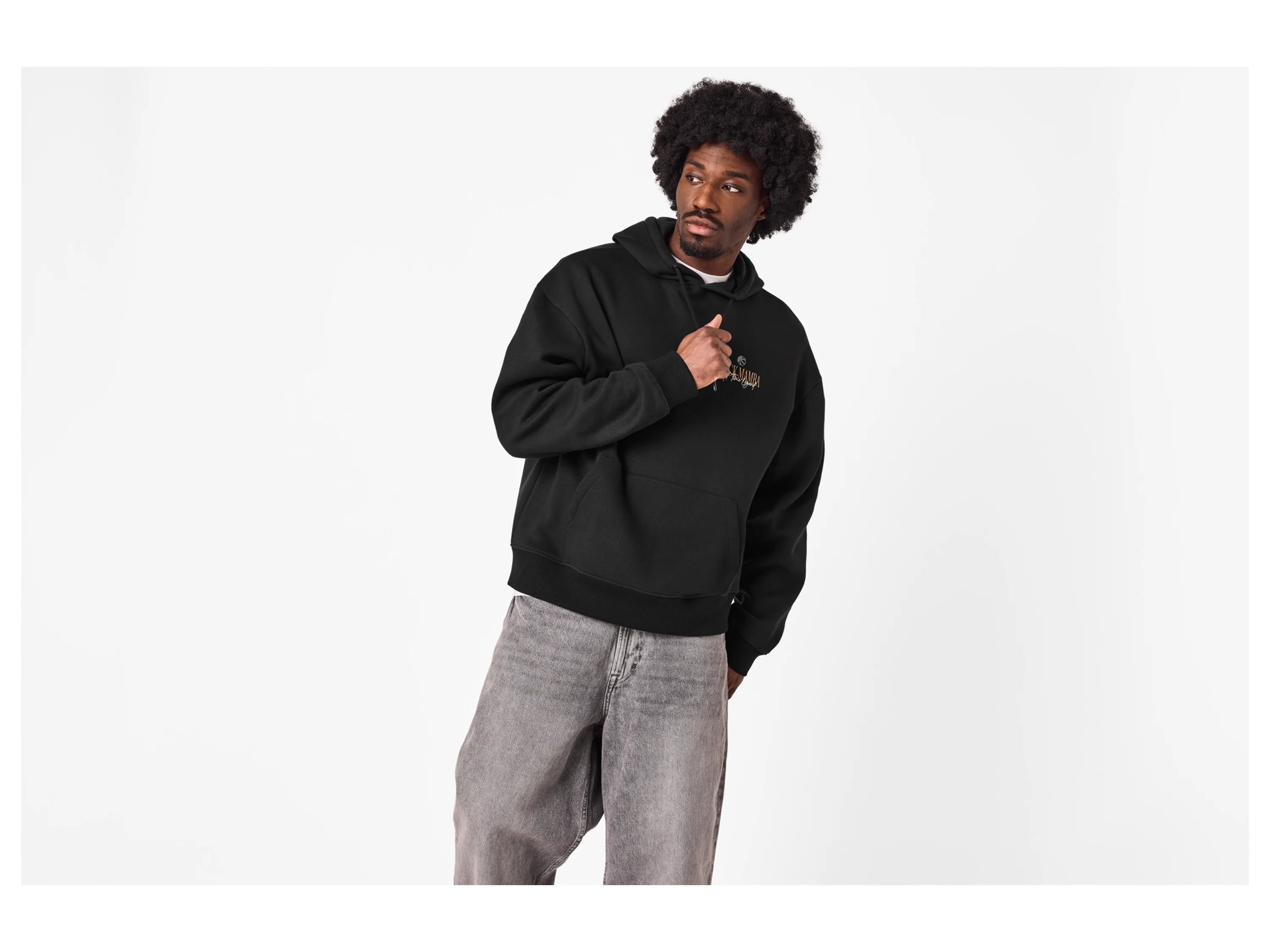 Herren Sweathoodie (Schwarz, L (52/54)) – Bild 2 von 4