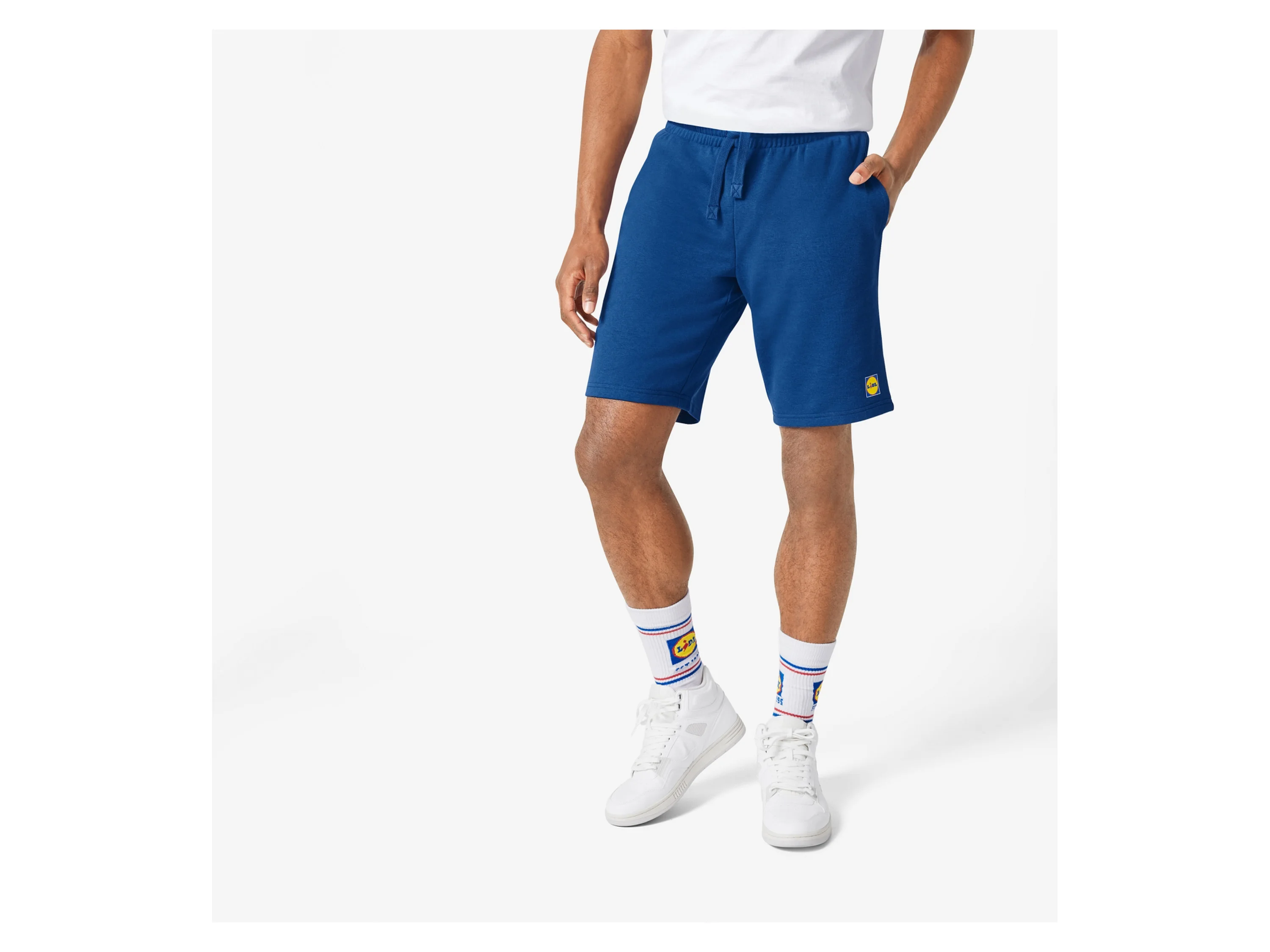 Herren Sweatshorts (Blau, S (44/46)) – Bild 2 von 4