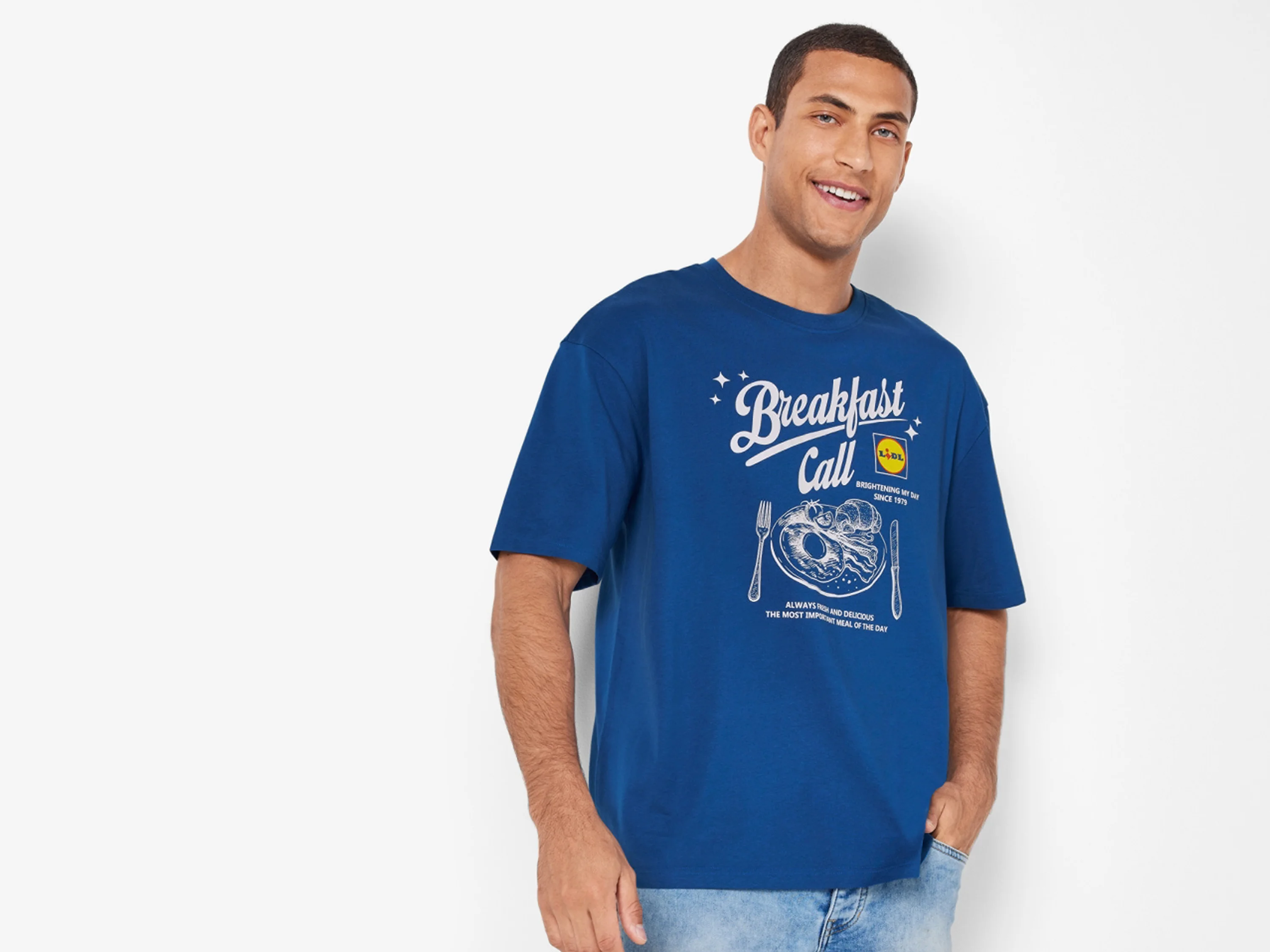 Herren T-Shirt (Dunkelblau, S (44/46)) – Bild 2 von 3